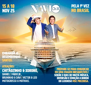 Cruzeiro Chitãozinho e Xororó 2025 MSC Preziosa com shows exclusivos